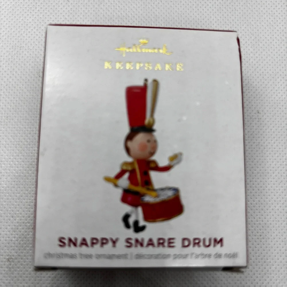 Hallmark Ornament Snappy Snare Drum  Red Toy Soldier 2021 Keepsake